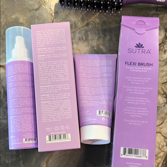 Sutra Infared Bombshell Blowout Brush Purple Hair Styling Set - Picture 15 of 15